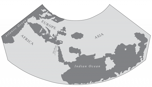 The Atlantic on a Ptolemaic Mappamundi.