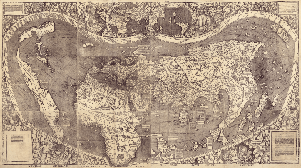 Martin Waldseemüller, Universalis Cosmographia, 1507. Geography and Map Division, Library of Congress, Washington, DC.